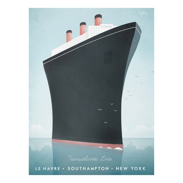 Tavlor landskap Travel Poster - Cruise Ship