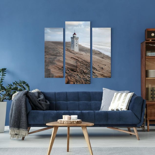 Tavlor landskap Lighthouse In Denmark