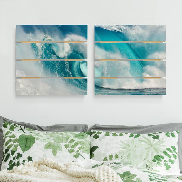 Kök dekoration Raging Waves