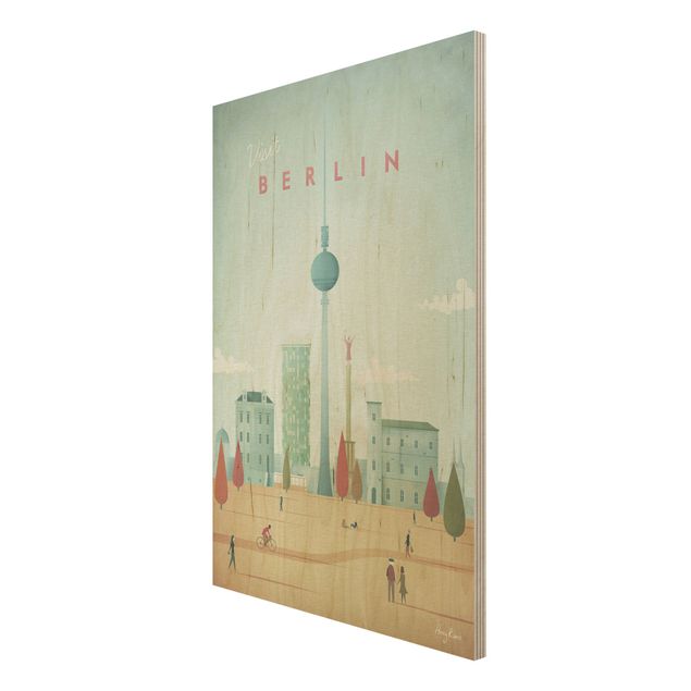 Tavlor Henry Rivers Travel Poster - Berlin