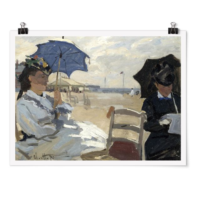 Konststilar Claude Monet - At The Beach Of Trouville