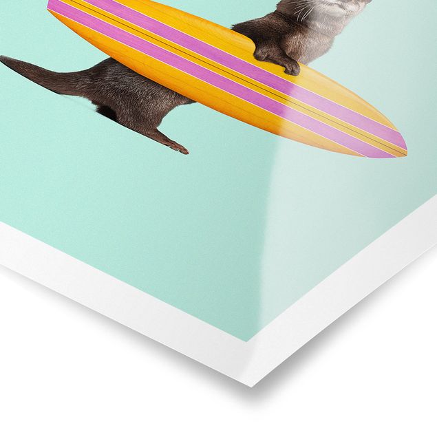 Tavlor turkos Otter With Surfboard