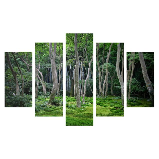 Tavlor landskap Japanese Forest