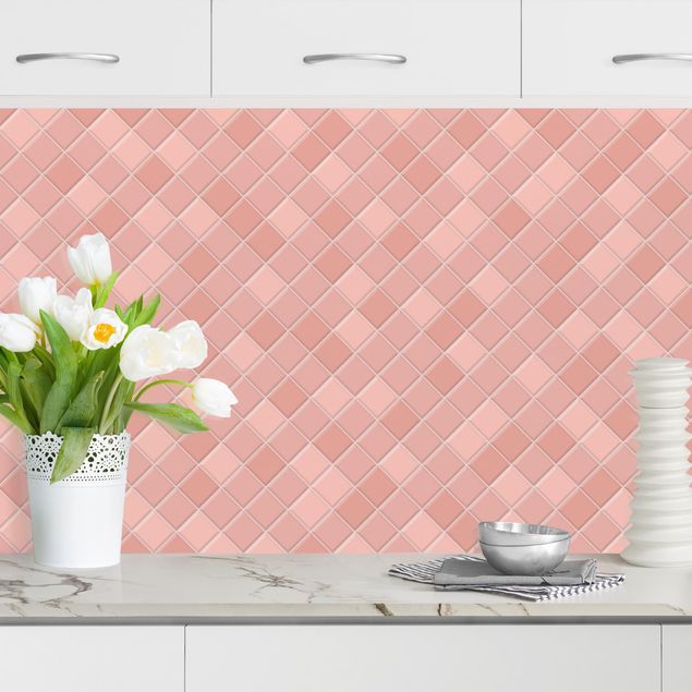 Kök dekoration Mosaic Tiles - Antique Pink