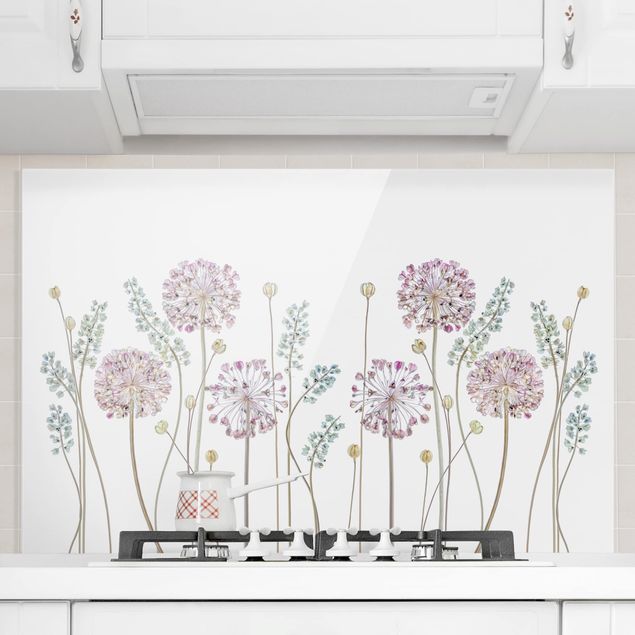 Kök dekoration Allium Illustration