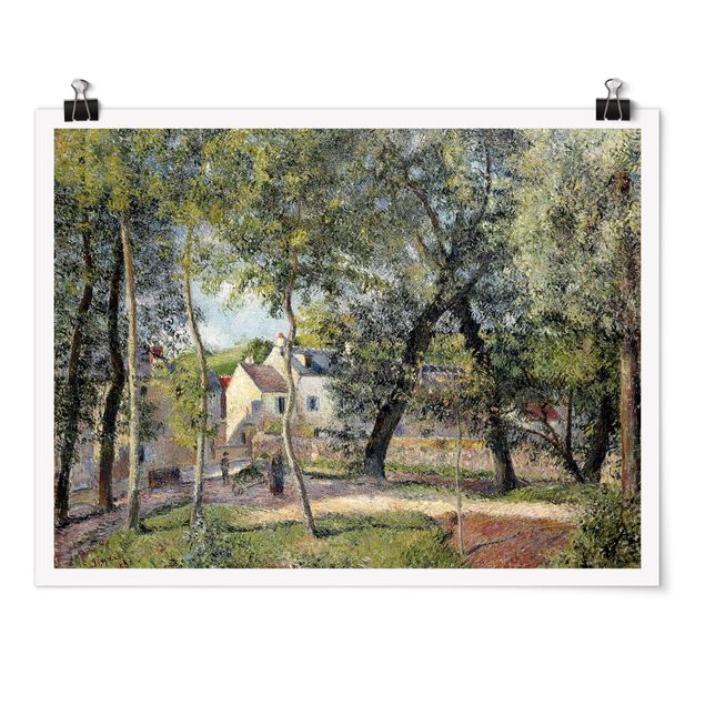 Konststilar Post Impressionism Camille Pissarro - Landscape At Osny Near Watering