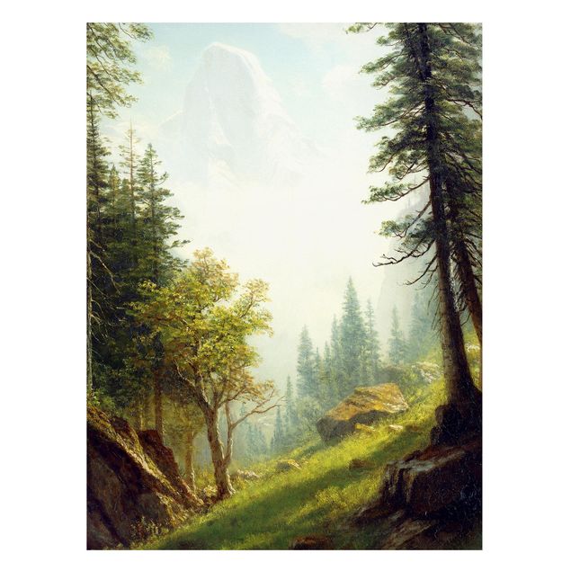 Konststilar Romantik Albert Bierstadt - Among the Bernese Alps