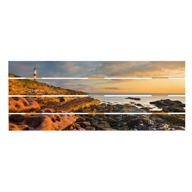 Tavlor Rainer Mirau Tarbat Ness Ocean & Lighthouse At Sunset