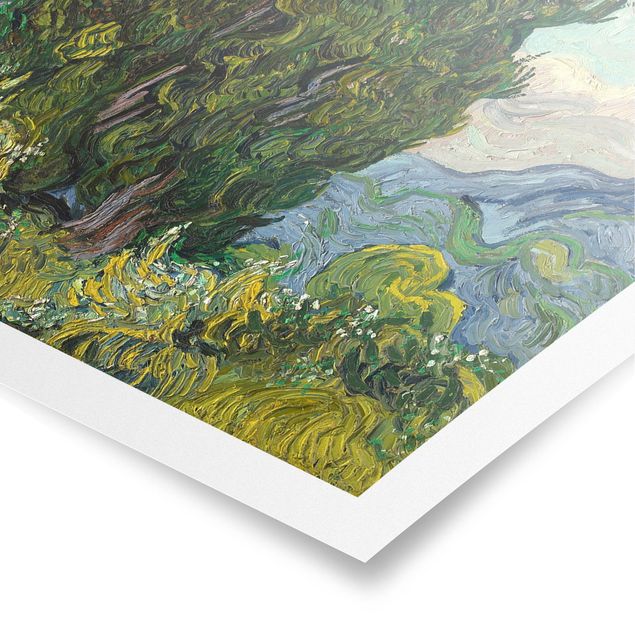 Konstutskrifter Vincent van Gogh - Cypresses