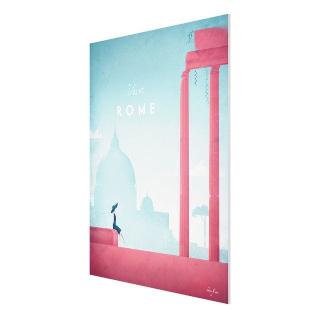 Tavlor arkitektur och skyline Travel Poster - Rome