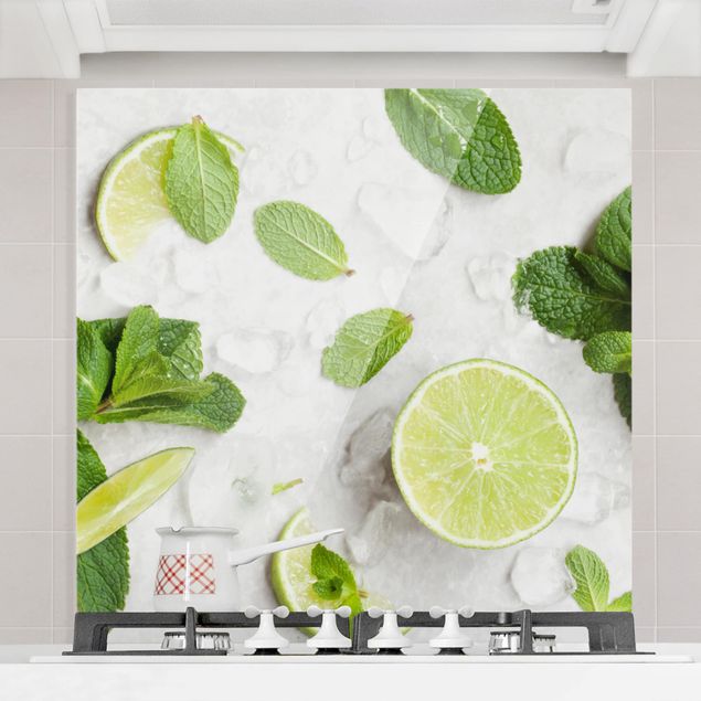 Kök dekoration Lime Mint On Ice