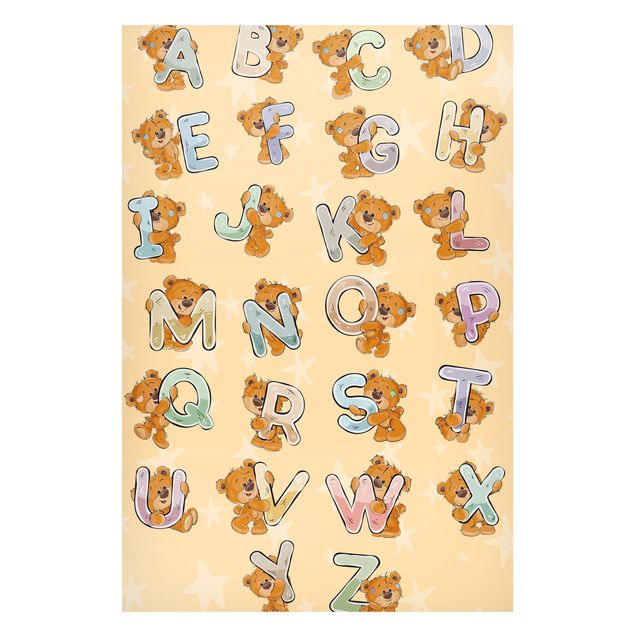 Inredning av barnrum I Am Learning The Alphabet with Teddy From A To Z