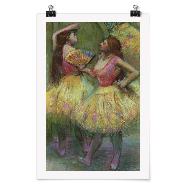 Konststilar Edgar Degas - Two Dancers Before Going On Stage