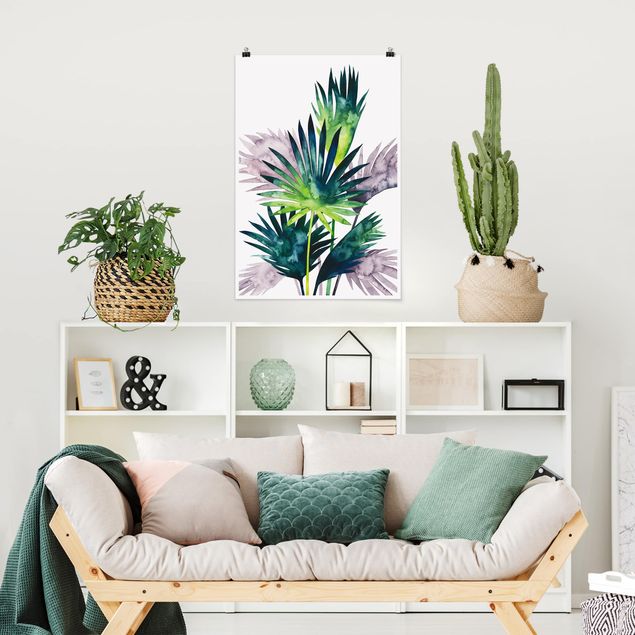 Posters blommor  Exotic Foliage - Fan Palm