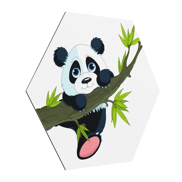 Tavlor landskap Climbing Panda