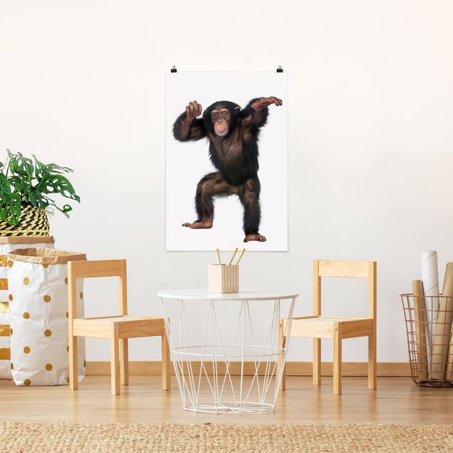 Posters djur Jolly Monkey