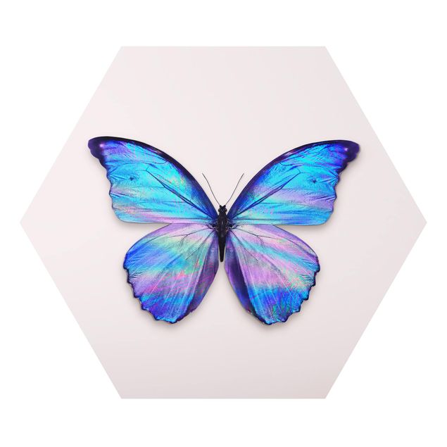 Tavlor modernt Holographic Butterfly