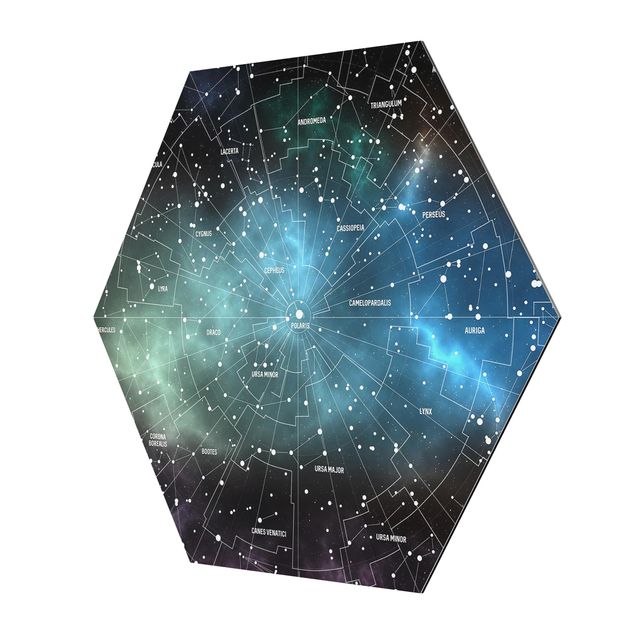 Tavlor Stellar Constellation Map Galactic Nebula