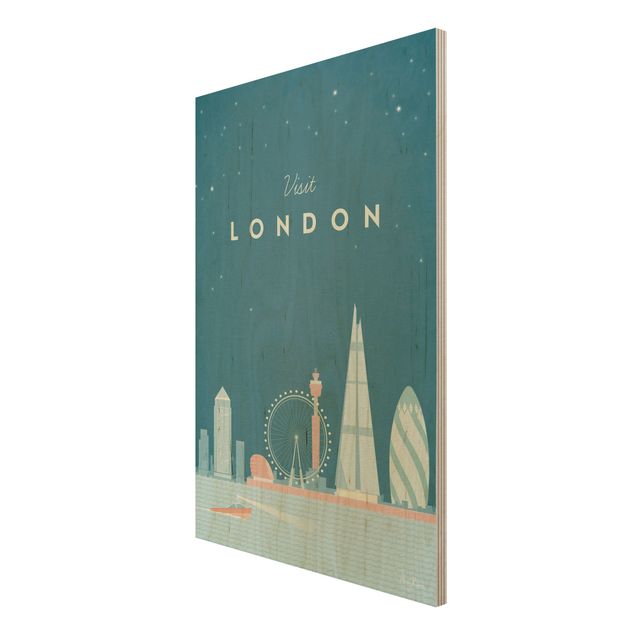 Tavlor Henry Rivers Travel Poster - London