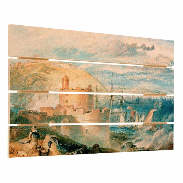 Trätavlor landskap William Turner - Falmouth