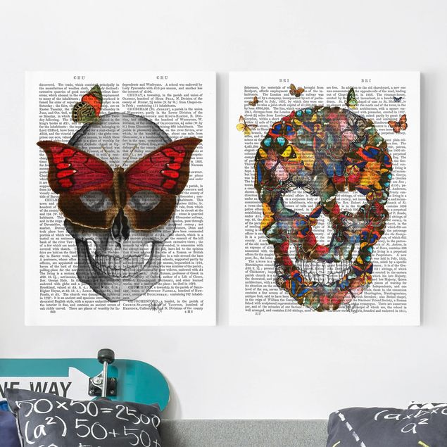 Kök dekoration Scary Reading - Butterfly Mask Set I