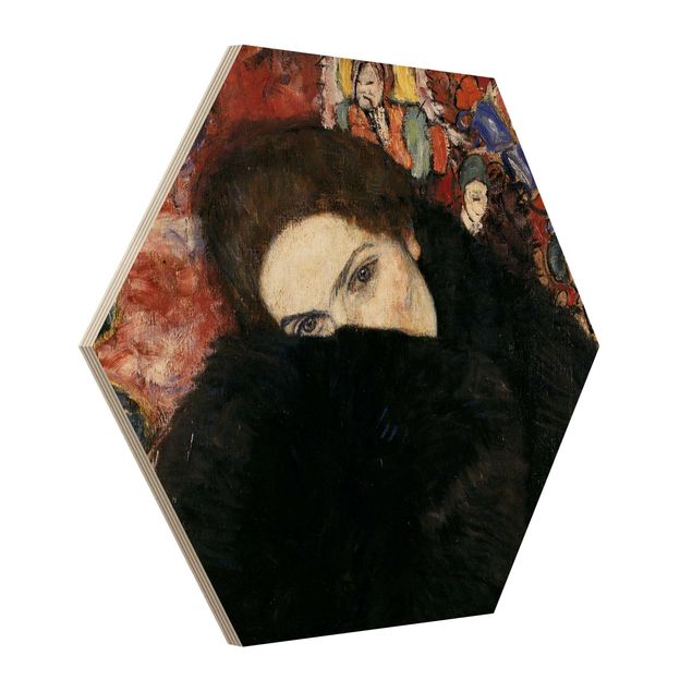 Konststilar Gustav Klimt - Lady With A Muff