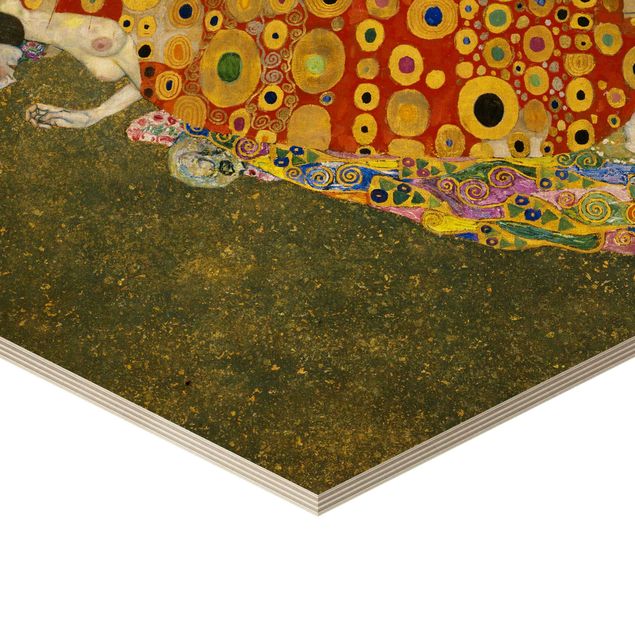 Hexagonala tavlor Gustav Klimt - Hope II