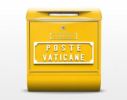Brevlådor gul In The Vatican