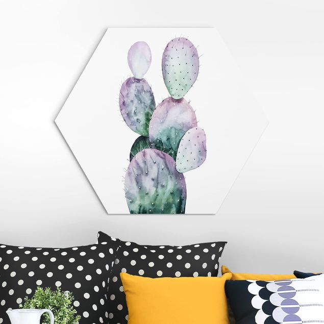 Kök dekoration Cactus In Purple II