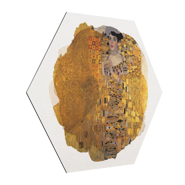 Konststilar WaterColours - Gustav Klimt - Portrait Of Adele Bloch-Bauer I