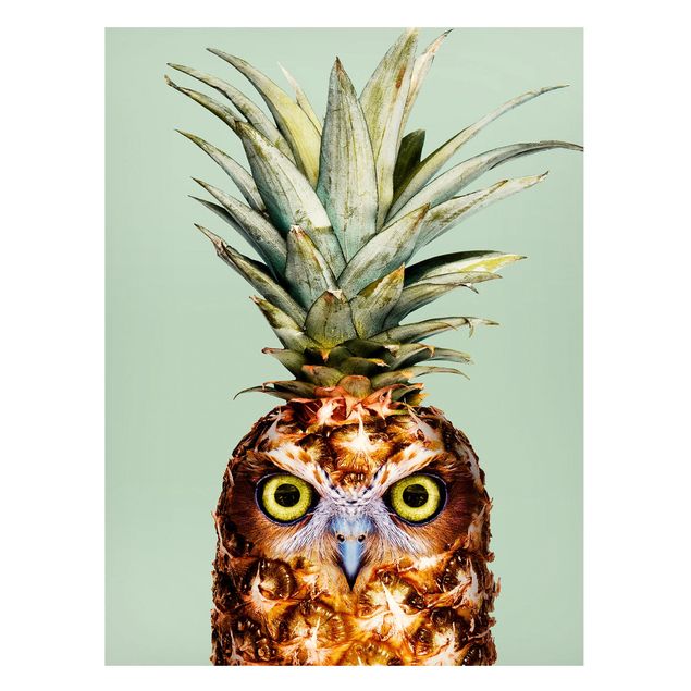 Tavlor frukter Pineapple With Owl