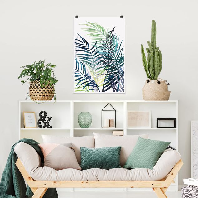 Posters blommor  Exotic Foliage - Palme