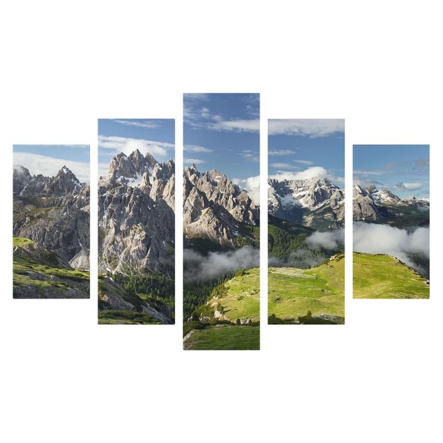 Canvastavlor landskap Italian Alps