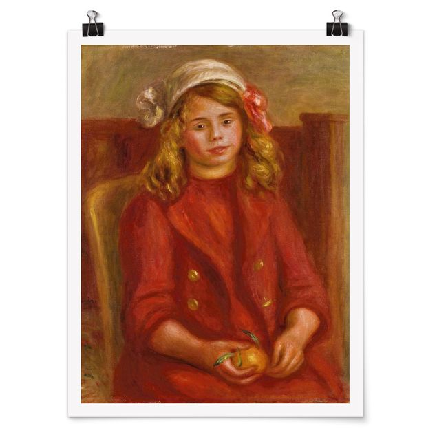 Konststilar Auguste Renoir - Young Girl with an Orange