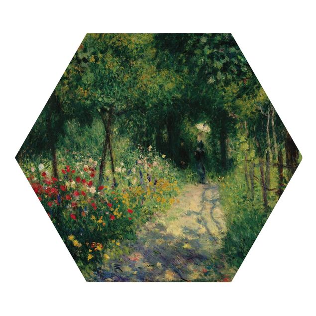 Trätavlor landskap Auguste Renoir - Women In A Garden