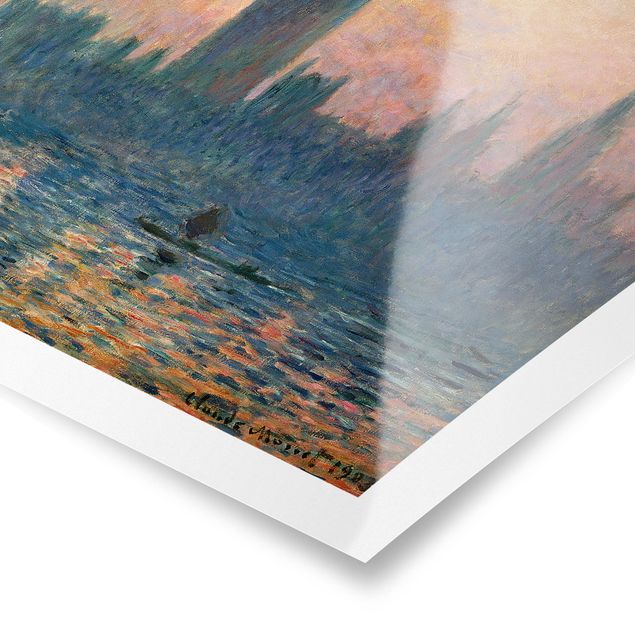 Konststilar Claude Monet - London Sunset