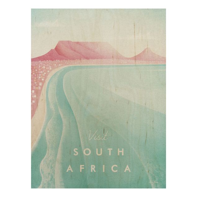 Trätavlor landskap Travel Poster - South Africa