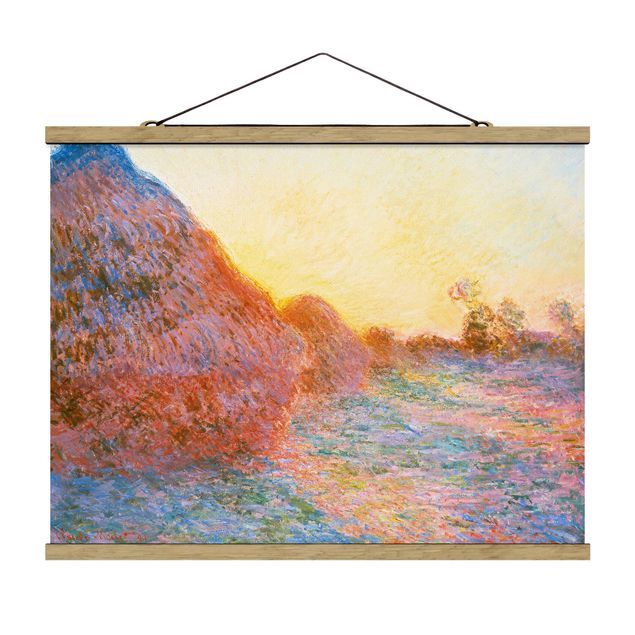 Konststilar Claude Monet - Haystack In Sunlight