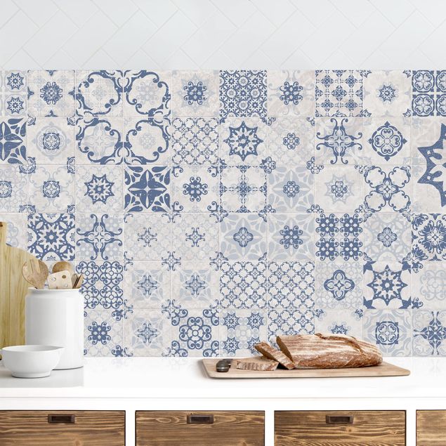 Kök dekoration Ceramic Tiles Agadir Blue