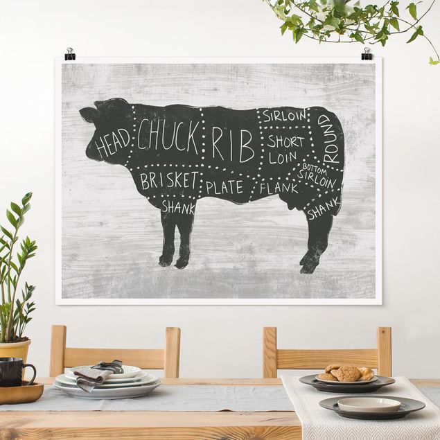 Kök dekoration Butcher Board - Beef