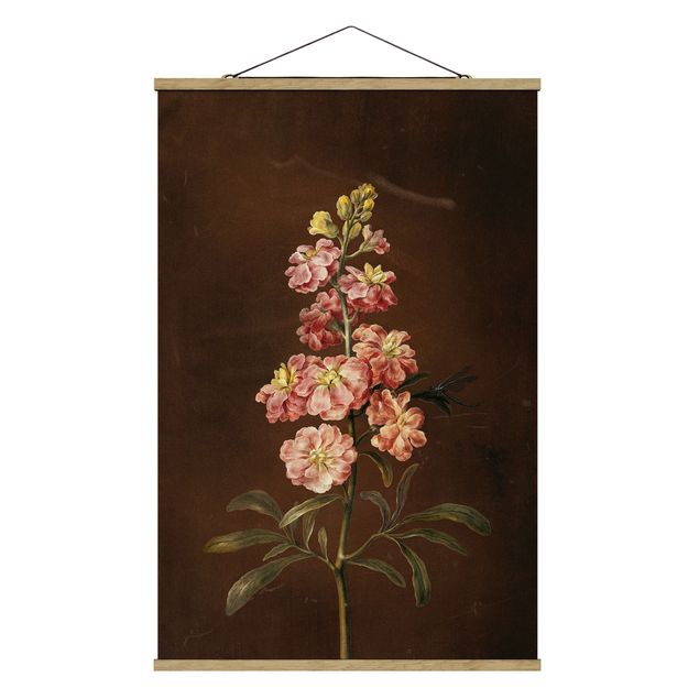 Tavlor blommor Barbara Regina Dietzsch - A Light Pink Gillyflower