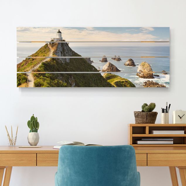 Kök dekoration Nugget Point Lighthouse And Sea New Zealand