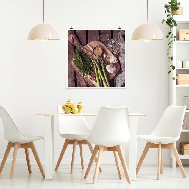 Kök dekoration Asparagus Rustic