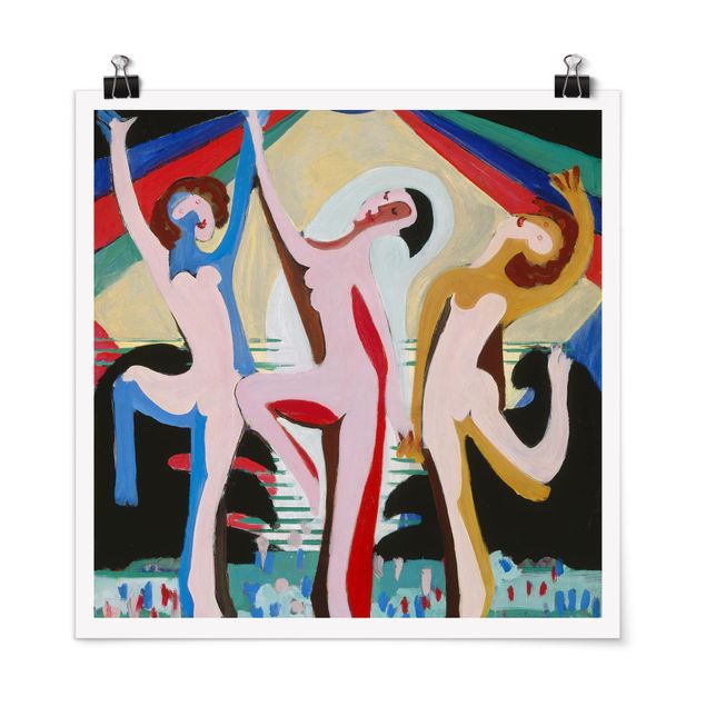 Konststilar Ernst Ludwig Kirchner - colour Dance
