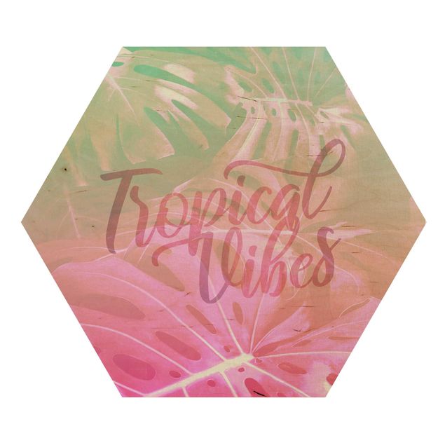 Hexagonala tavlor Rainbow - Tropical Vibes
