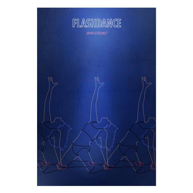 Tavlor konstutskrifter Film Poster Flashdance
