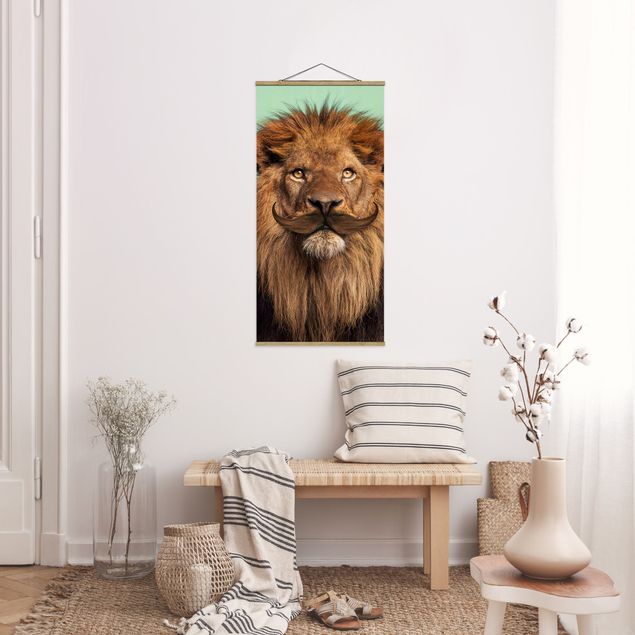 Tavlor lejon Lion With Beard