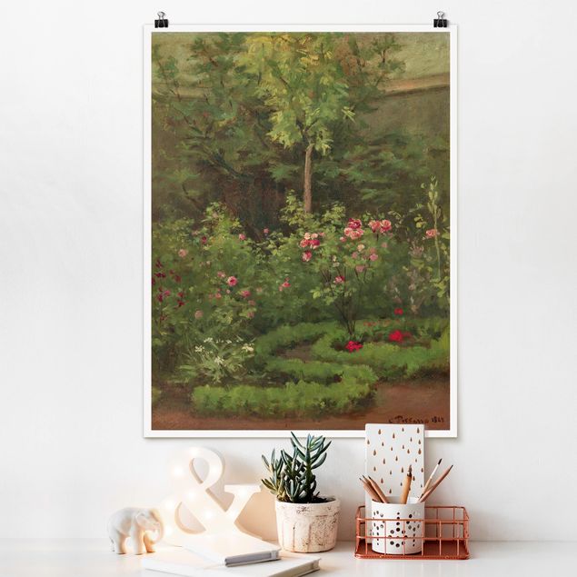 Kök dekoration Camille Pissarro - A Rose Garden
