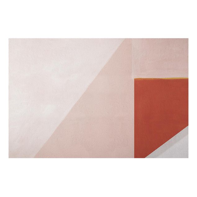 Tavlor abstrakt Pink Geometry