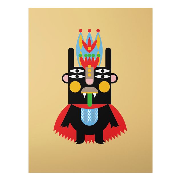 Tavlor indianer Collage Ethno Monster - King
